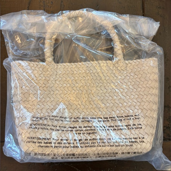 NWT Madewell Hand Woven Mini Tote Bag - Picture 2 of 11